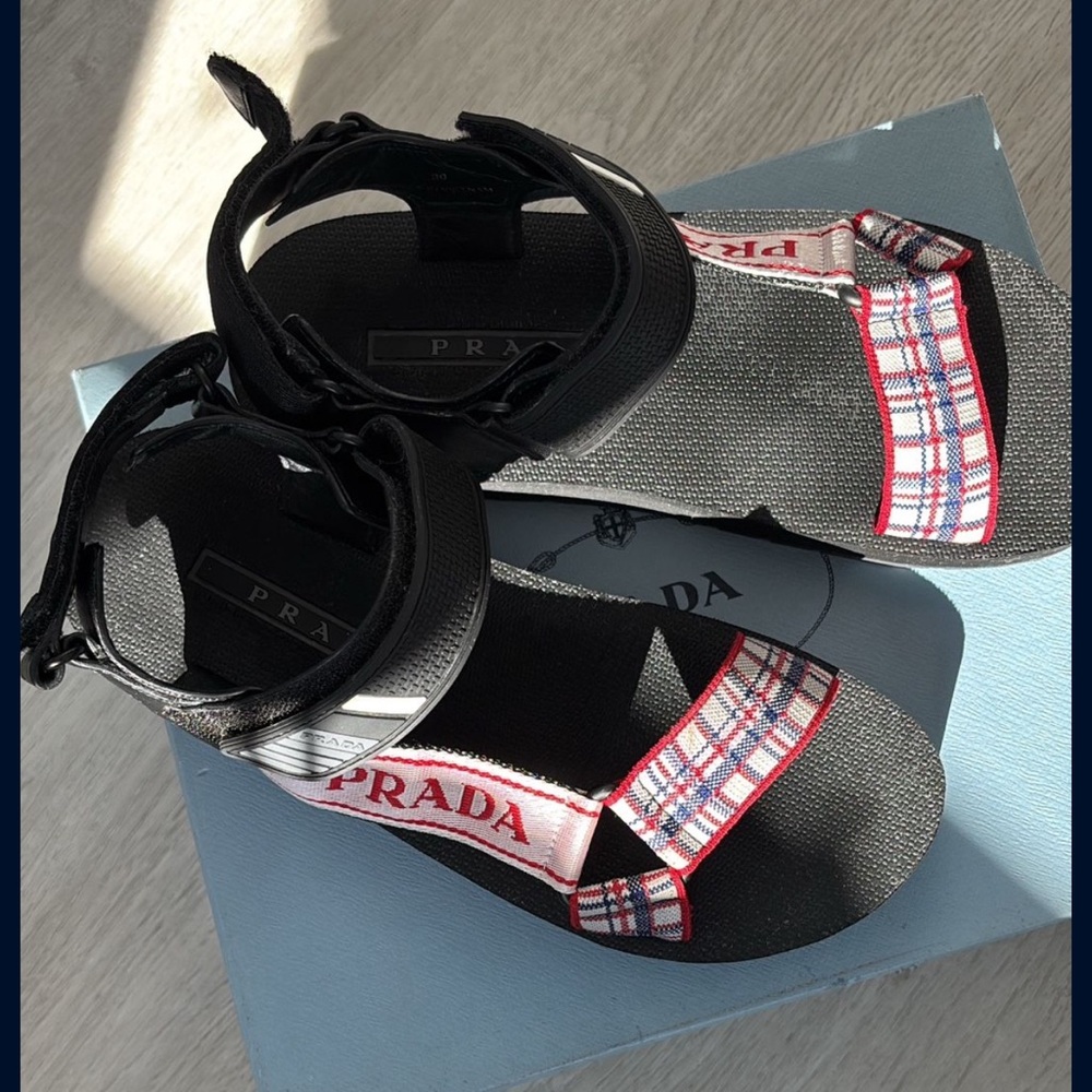 Prada Sport Knit Sandal